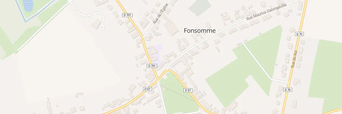 Plan du 3 Rue Maurice Dalongeville à Fonsomme
