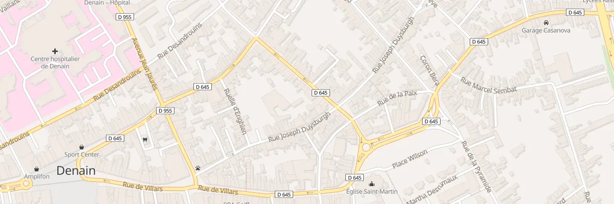 Plan du 21 Rue Ludovic Trarieux à Denain