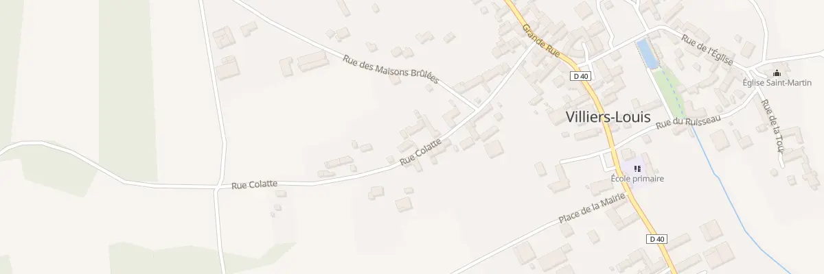 Plan du 18 Rue Colatte à Villiers-Louis