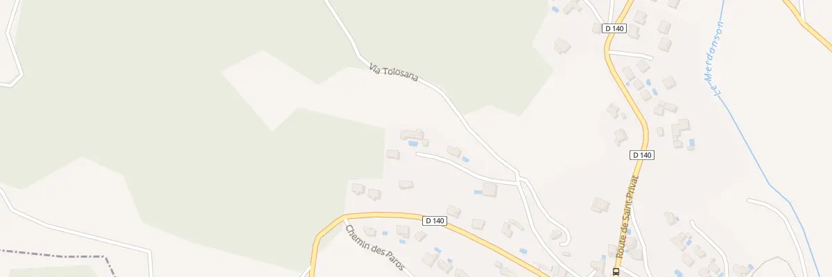 Plan du 5702F Lous Faliadous à Usclas-du-Bosc