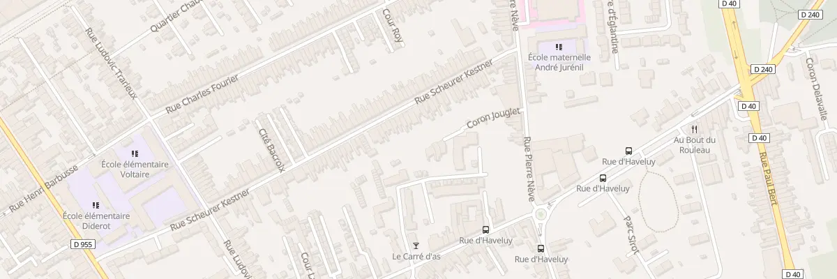 Plan du 64 Rue Scheurer Kestner à Denain