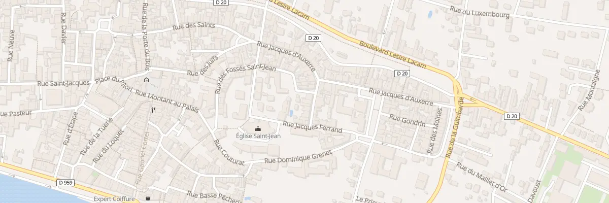 Plan du 11 Rue des Religieuses à Joigny