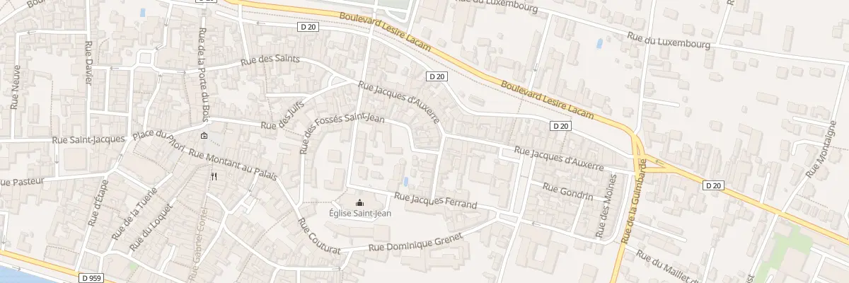 Plan du 23A Rue des Fossés Saint-jean à Joigny