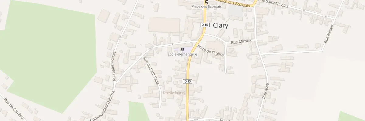 Plan du 6 Rue des Anc Combattants d’Afn à Clary