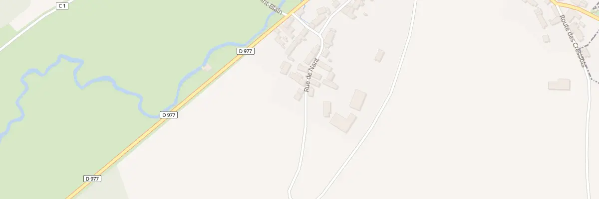 Plan du 65 La Rue de Nant à Courcelles