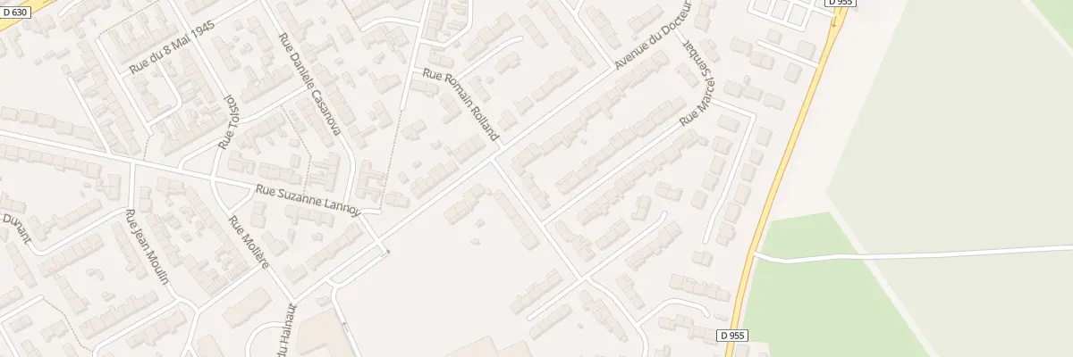 Plan du 2 Rue Léon Blum à Douchy-les-Mines