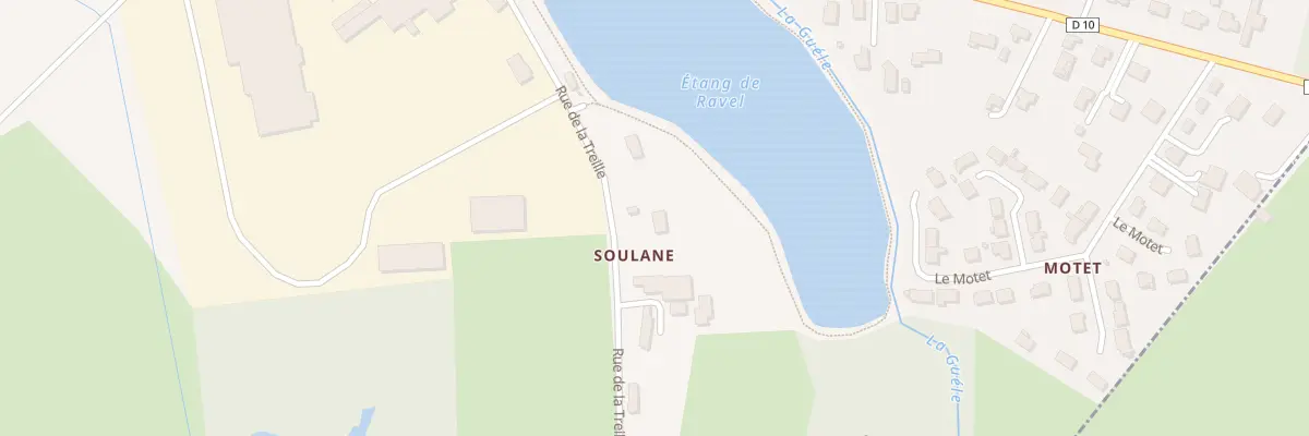 Plan du 3 Soulanne à Ravel