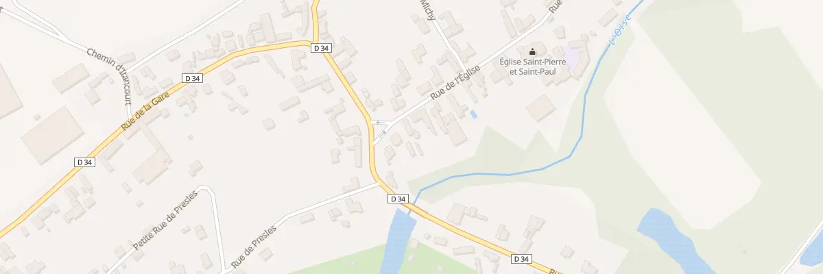 Plan du 4 Rue de l’Eglise à Mézières-sur-Oise
