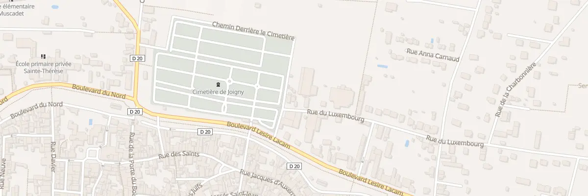 Plan du 3 Rue du Luxembourg à Joigny