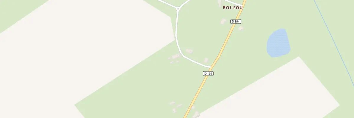 Plan du 5085 Bois Fou à Gennetines