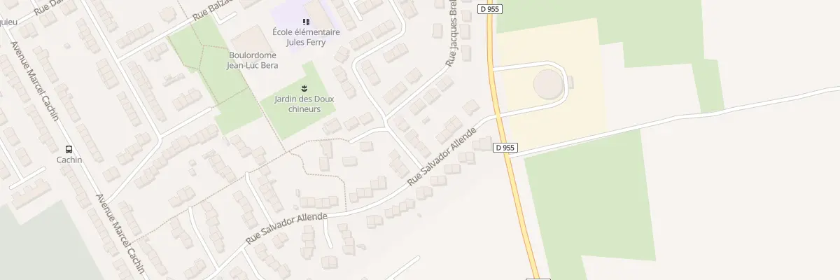 Plan du 127 Rue Salvador Allende à Douchy-les-Mines