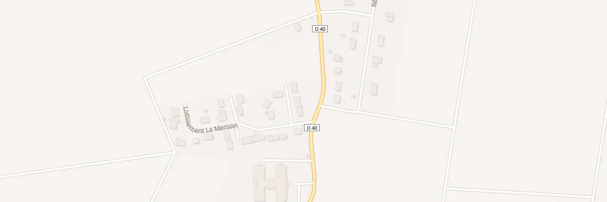 Plan du 22 Lotissement le Merisier à Thorigny-sur-Oreuse