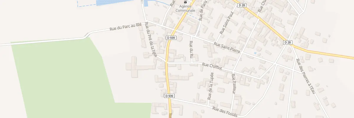 Plan du 2 Rue Chifflot à Thorigny-sur-Oreuse