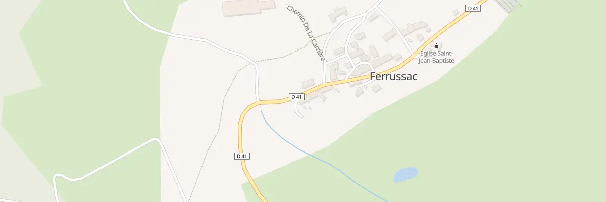 Plan du 5009 Le Bourg à Ferrussac