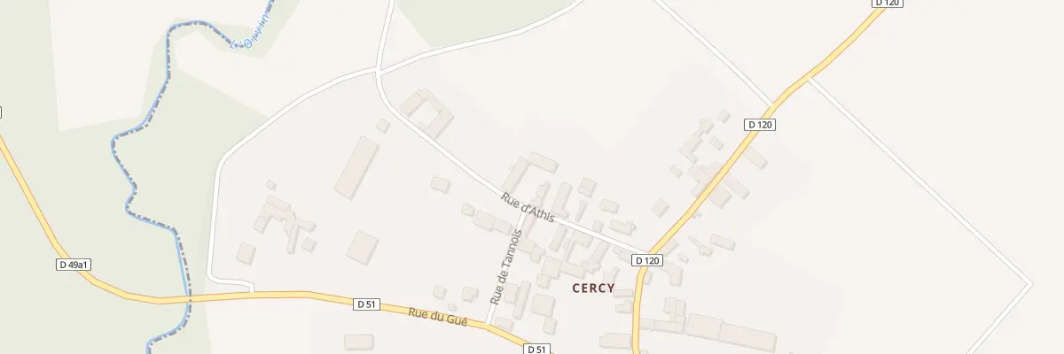 Plan du 20 Rue d’Athis à Gumery