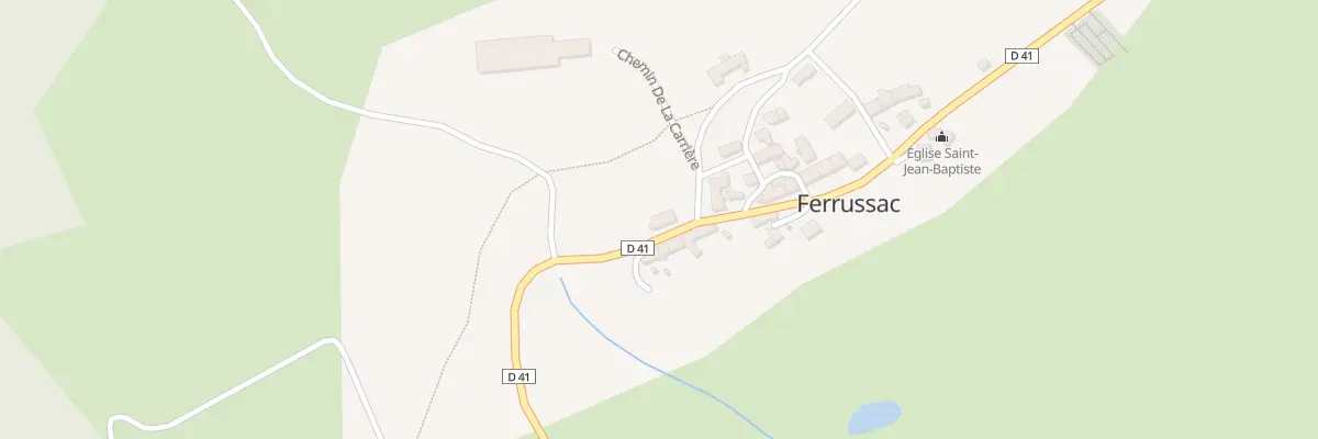 Plan du 5010 Le Bourg à Ferrussac