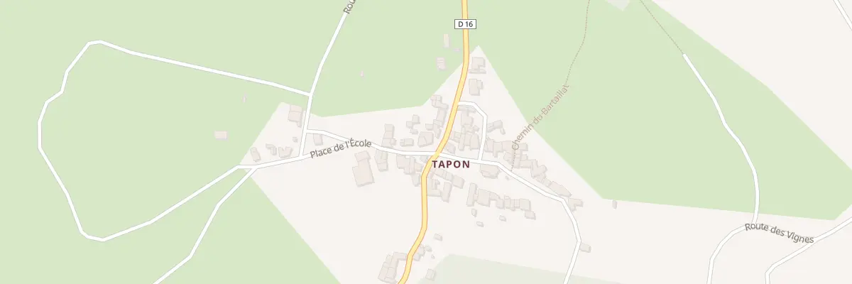 Plan du 5135 Tapon à Saint-Ilpize