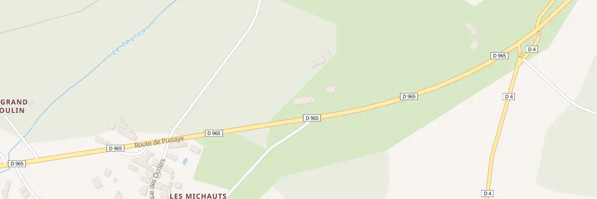 Plan du 8 Rte de Puisaye à Pourrain