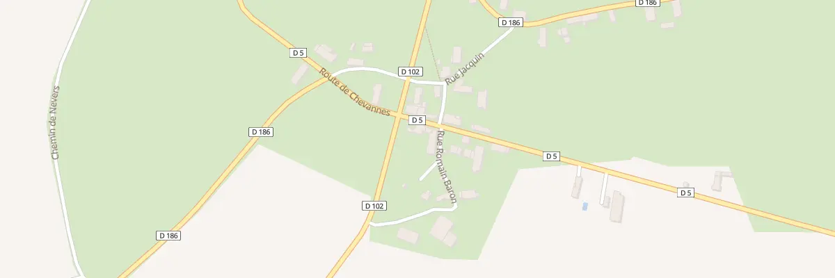 Plan du 16 Rte de Chevannes à Marcy