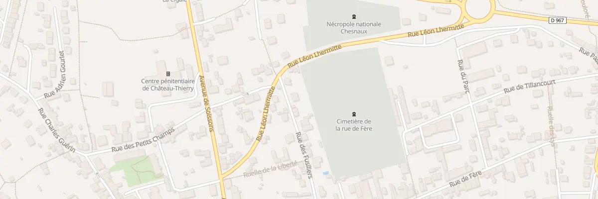 Plan du 15 Rue des Fusiliers à Château-Thierry