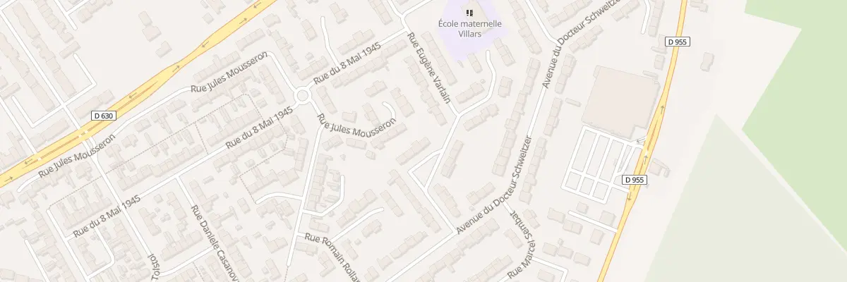 Plan du 24 Rue Eugène Varlain à Douchy-les-Mines