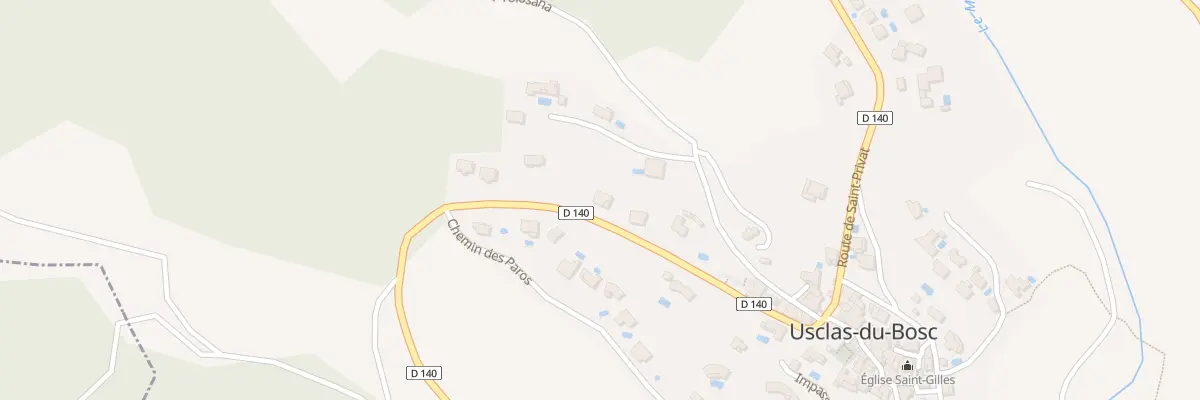 Plan du 12 Rte de Loiras à Usclas-du-Bosc