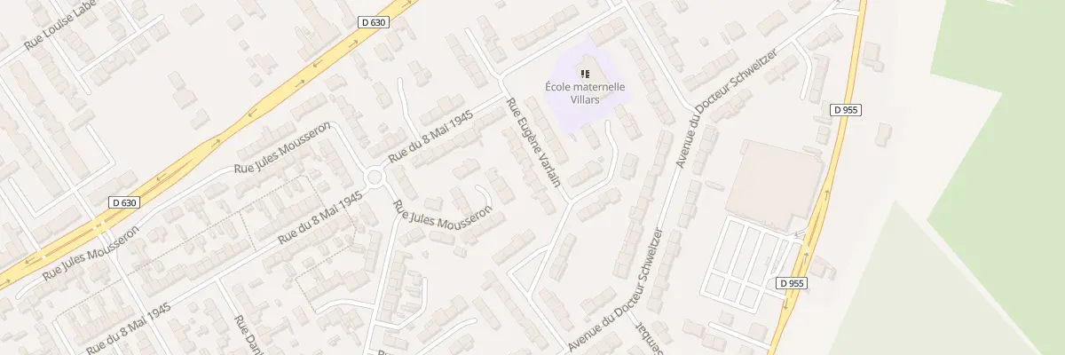 Plan du 32 Rue Eugène Varlain à Douchy-les-Mines