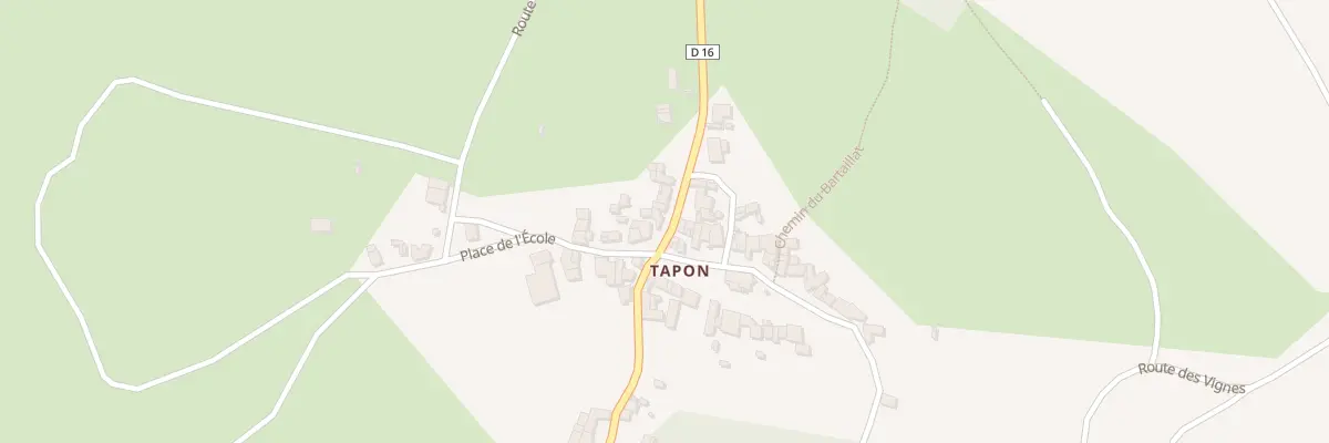 Plan du 5130 Tapon à Saint-Ilpize