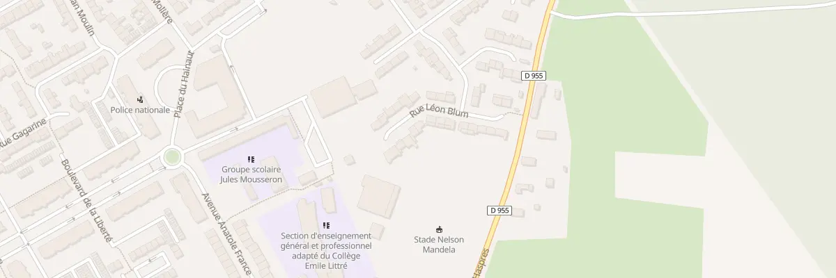 Plan du 63 Rue Léon Blum à Douchy-les-Mines