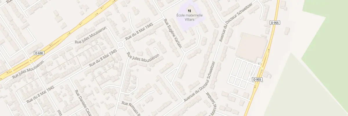 Plan du 26 Rue Eugène Varlain à Douchy-les-Mines