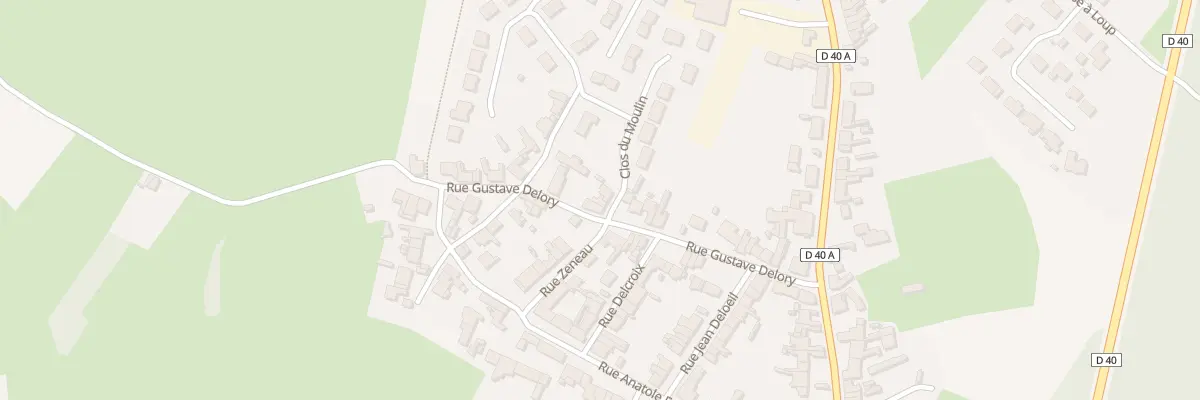 Plan du 22 Rue Gustave Delory à Hasnon