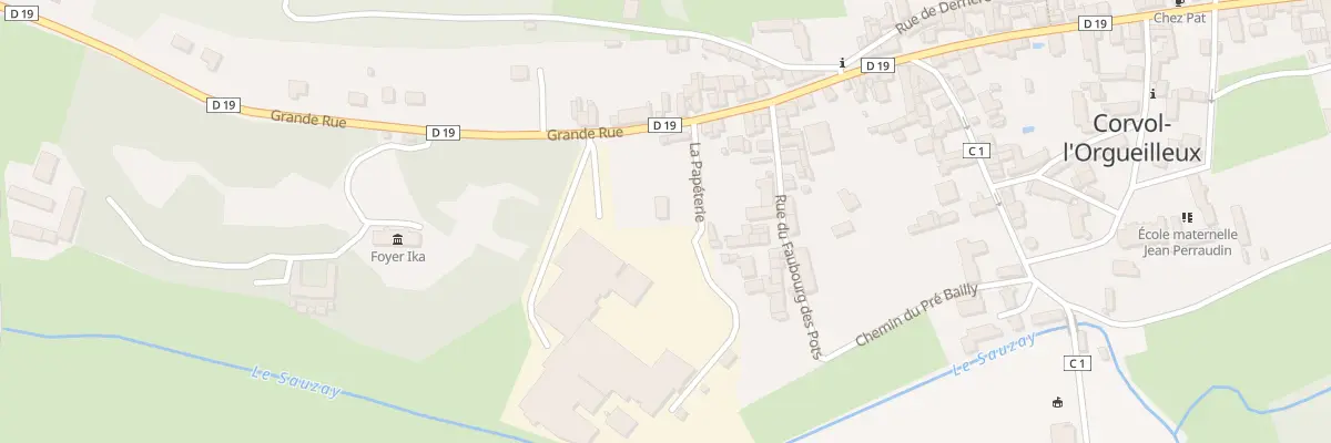Plan du 245 La Papeterie à Corvol-l’Orgueilleux