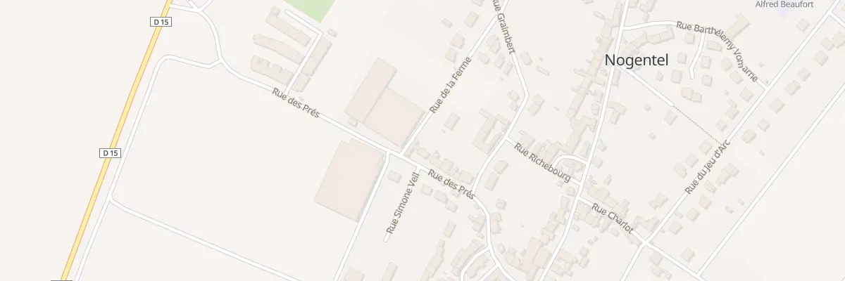 Plan du 16 Rue des Prés à Nogentel