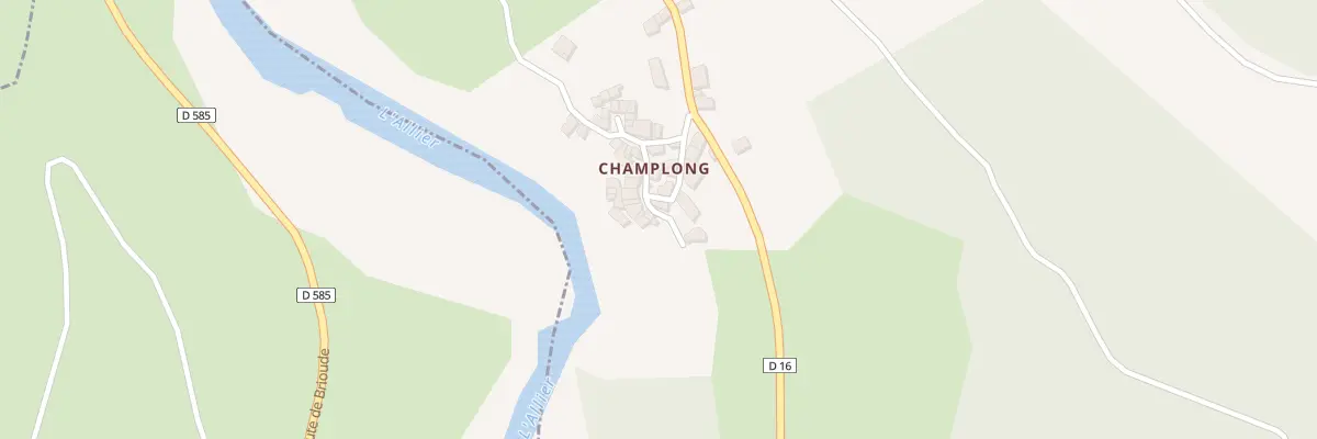 Plan du 5001 Champlong à Vieille-Brioude