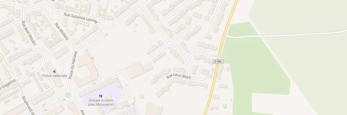 Plan du 33 Rue Léon Blum à Douchy-les-Mines