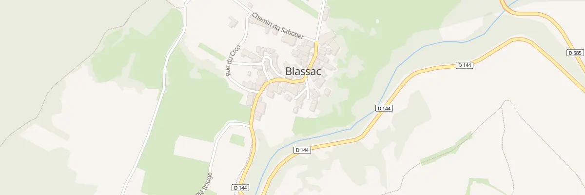 Plan du 5017 Le Bourg à Blassac