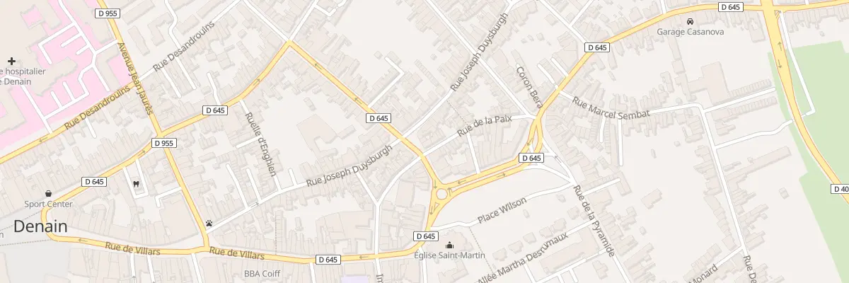 Plan du 14 Rue Ludovic Trarieux à Denain