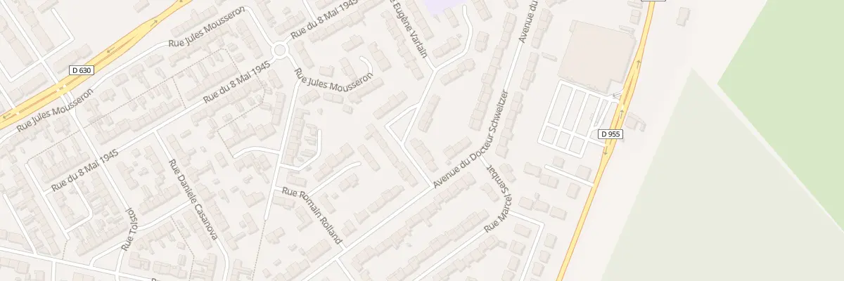 Plan du 7 Rue Eugène Varlain à Douchy-les-Mines