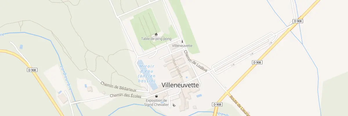 Plan du 5048 Le Village à Villeneuvette