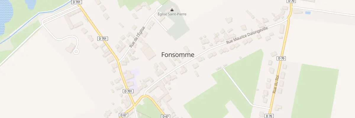 Plan du 15 Rue Maurice Dalongeville à Fonsomme