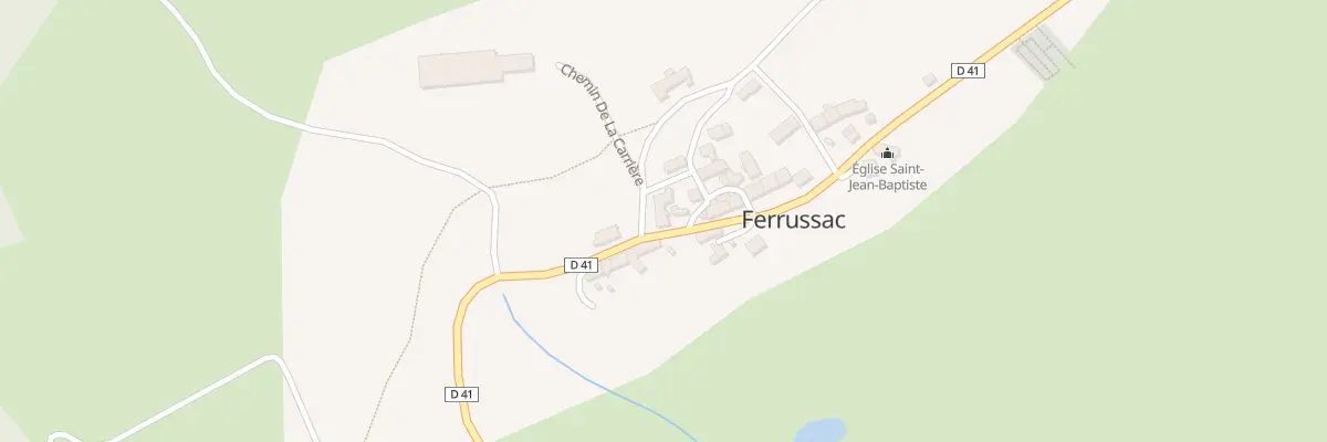 Plan du 5011 Le Bourg à Ferrussac