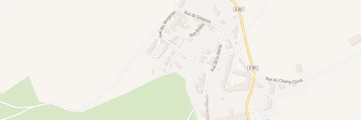 Plan du 2 Rue des Bergeries à Ambrief