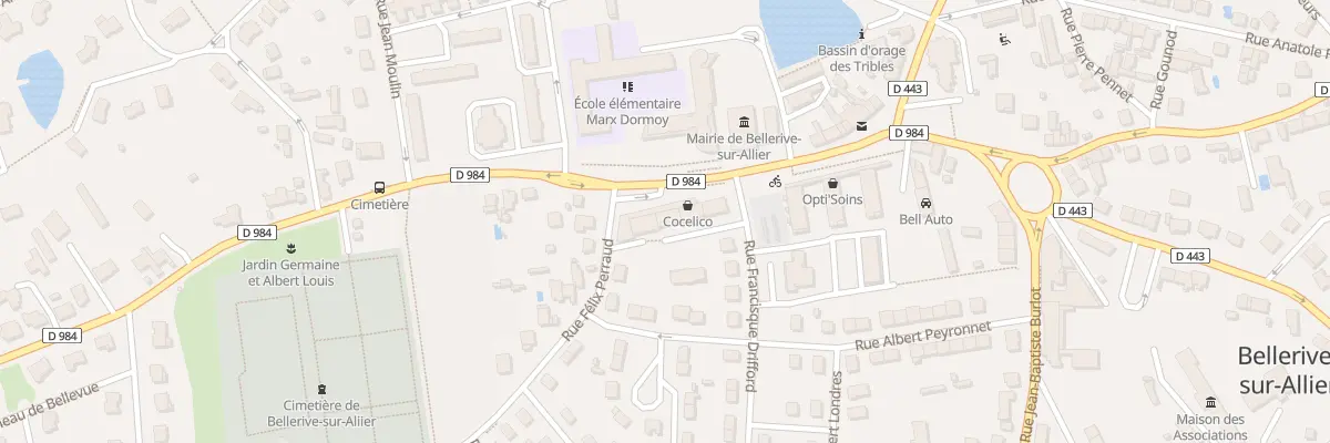 Plan du 7 Rue Adrien Cavy à Bellerive-sur-Allier