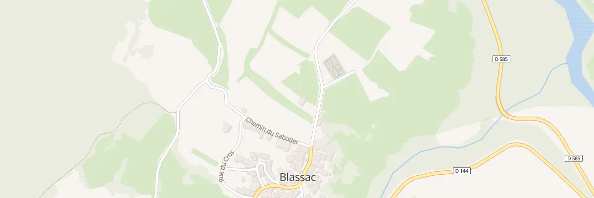Plan du 5107 Le Bourg à Blassac