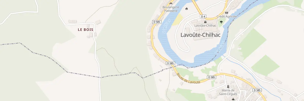Plan du 5198 Le Bourg à Lavoûte-Chilhac