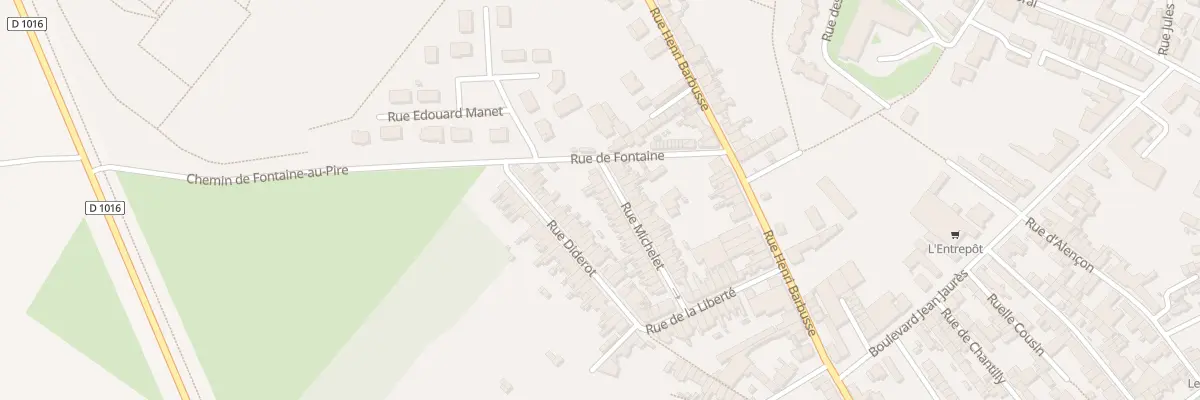 Plan du 29 Rue Michelet à Caudry