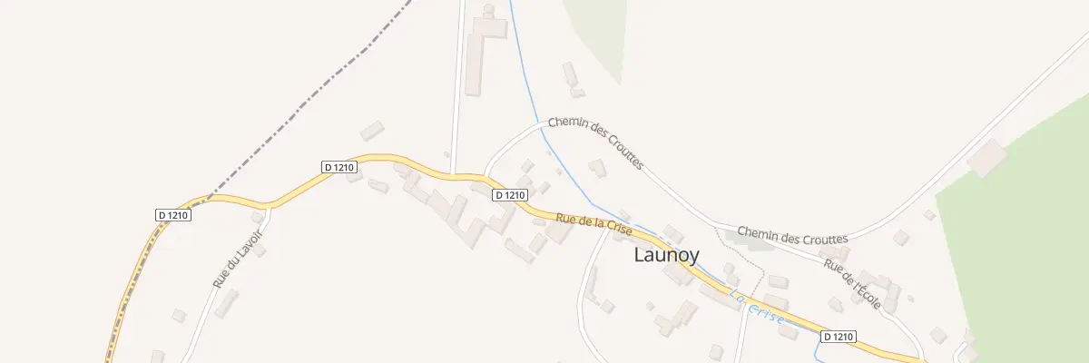 Plan du 22 Rue de la Crise à Launoy