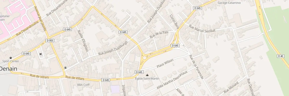 Plan du 6 Rue Ludovic Trarieux à Denain