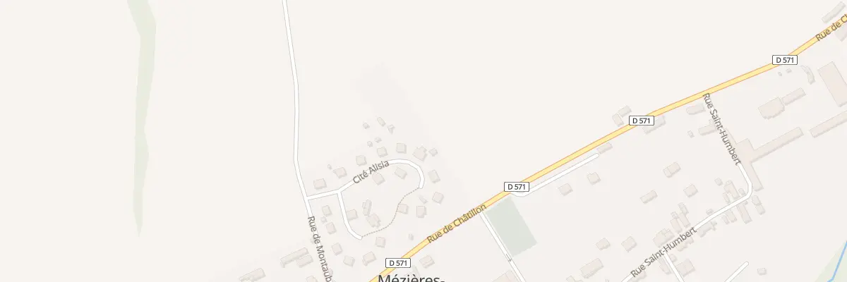 Plan du 6 Cite Alisia à Mézières-sur-Oise
