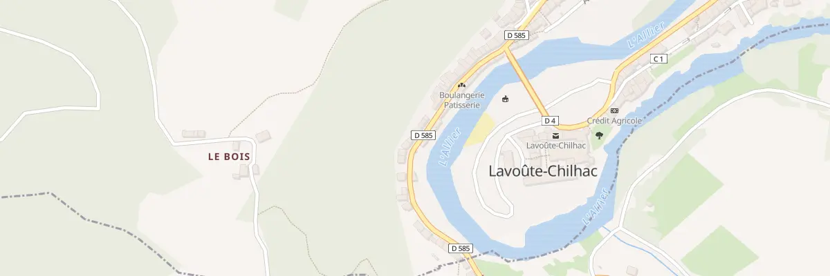 Plan du 5188 Le Bourg à Lavoûte-Chilhac